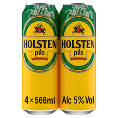 Holsten Pils Lager Beer 4 x 568ml Cans