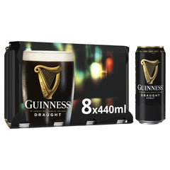 Guinness Draught Stout Beer 8x440ml