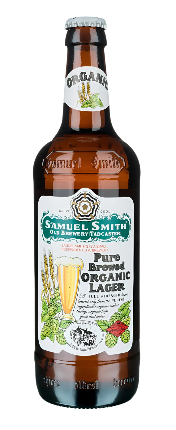 Samuel Smiths Pure Brewed Organic Lager Beer 355ml