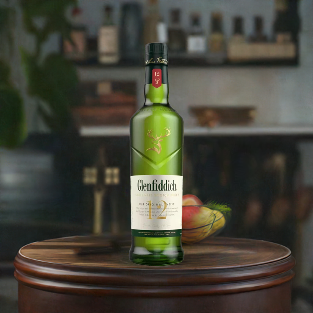 GLENFIDDICH 12 YEAR OLD SINGLE MALT WHISKY 70CL