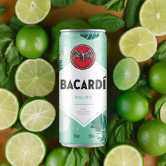 BACARDI MOJITO PREMIX RUM COCKTAIL 12 X 250 ml