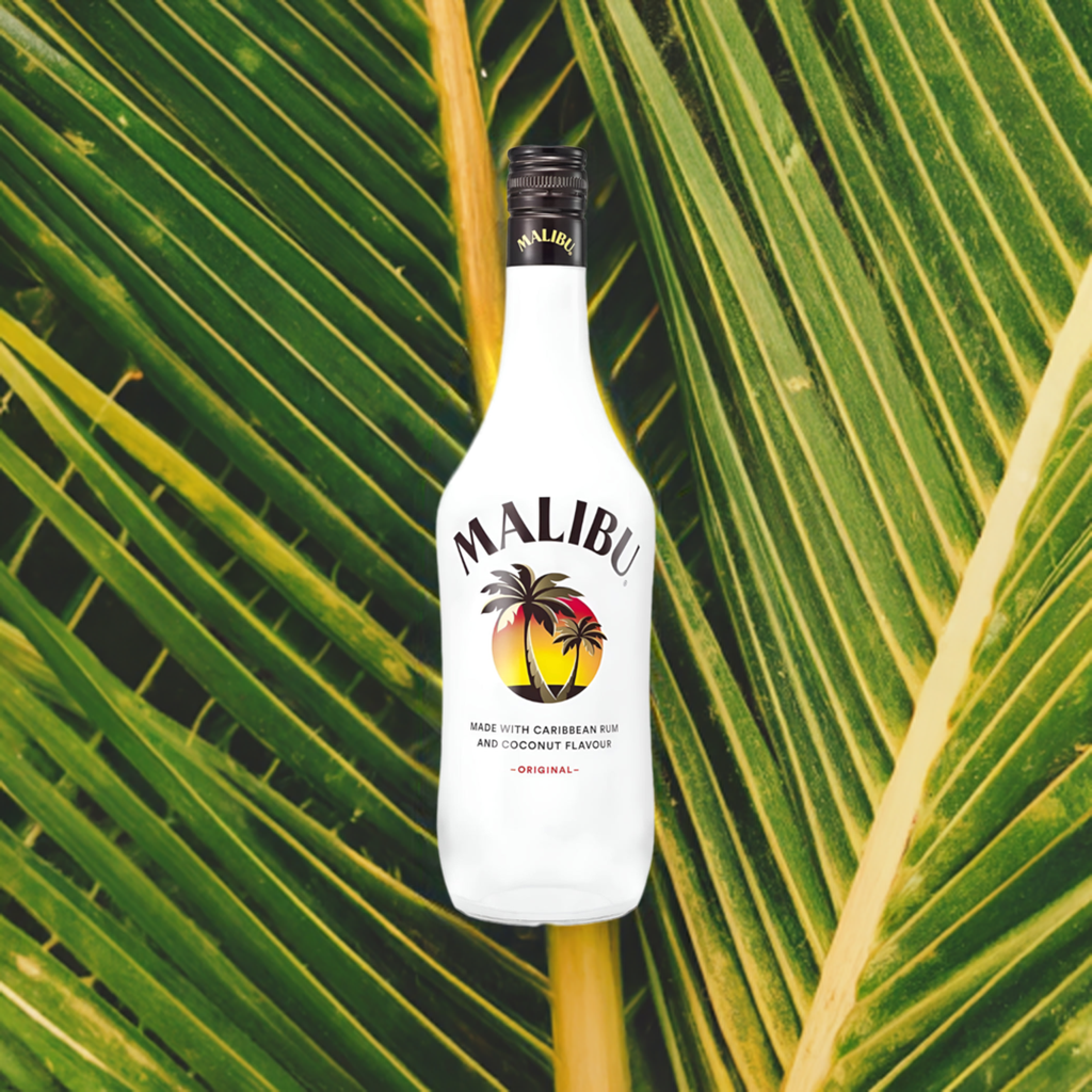 Malibu Original Caribbean White Rum with Coconut Flavor 70cl