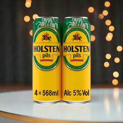 Holsten Pils Lager Beer 4 x 568ml Cans