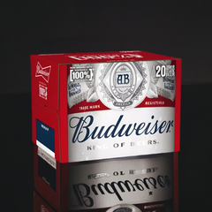 Budweiser Lager Beer Bottles 20x300ml