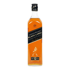 JOHNNIE WALKER BLACK LABEL 12 YEAR WHISKEY 70CL