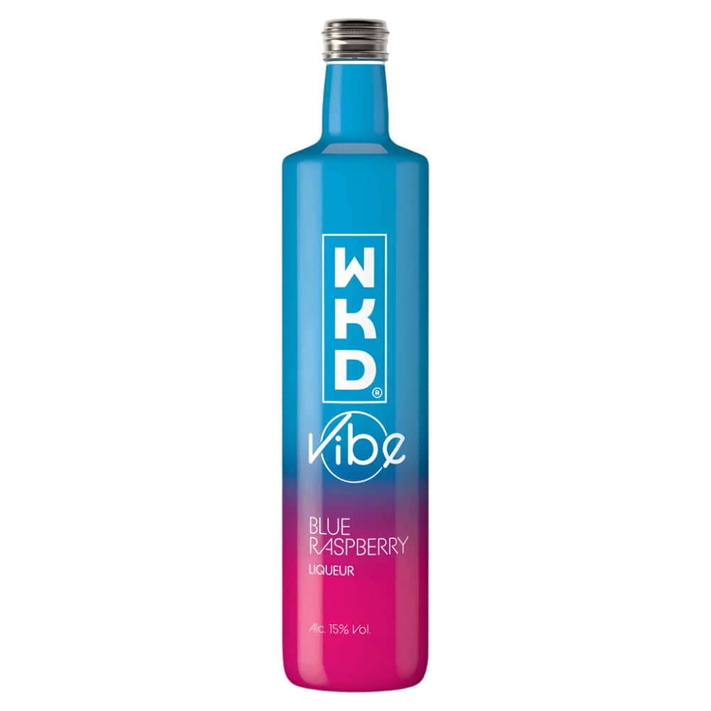 WKD VIBE BLUE RASPBERRY LIQUEUR 500ML